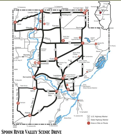 Spoon River Drive Map