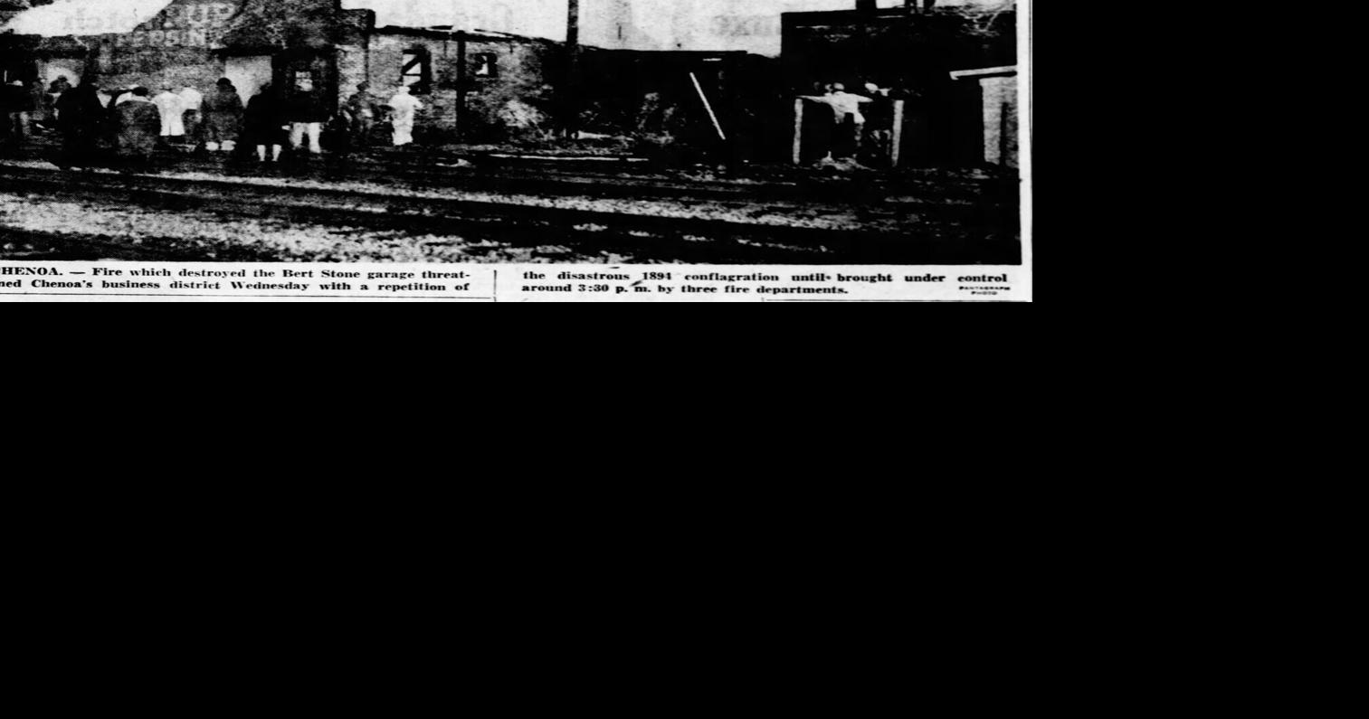 75 years ago Fire menaces downtown Chenoa