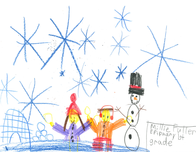 Millie Fuller, grade 1, Epiphany