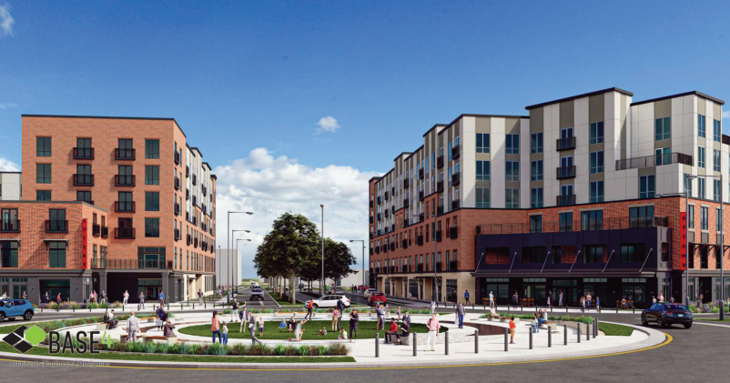 Normal's uptown Trail East, Trail West designs advance