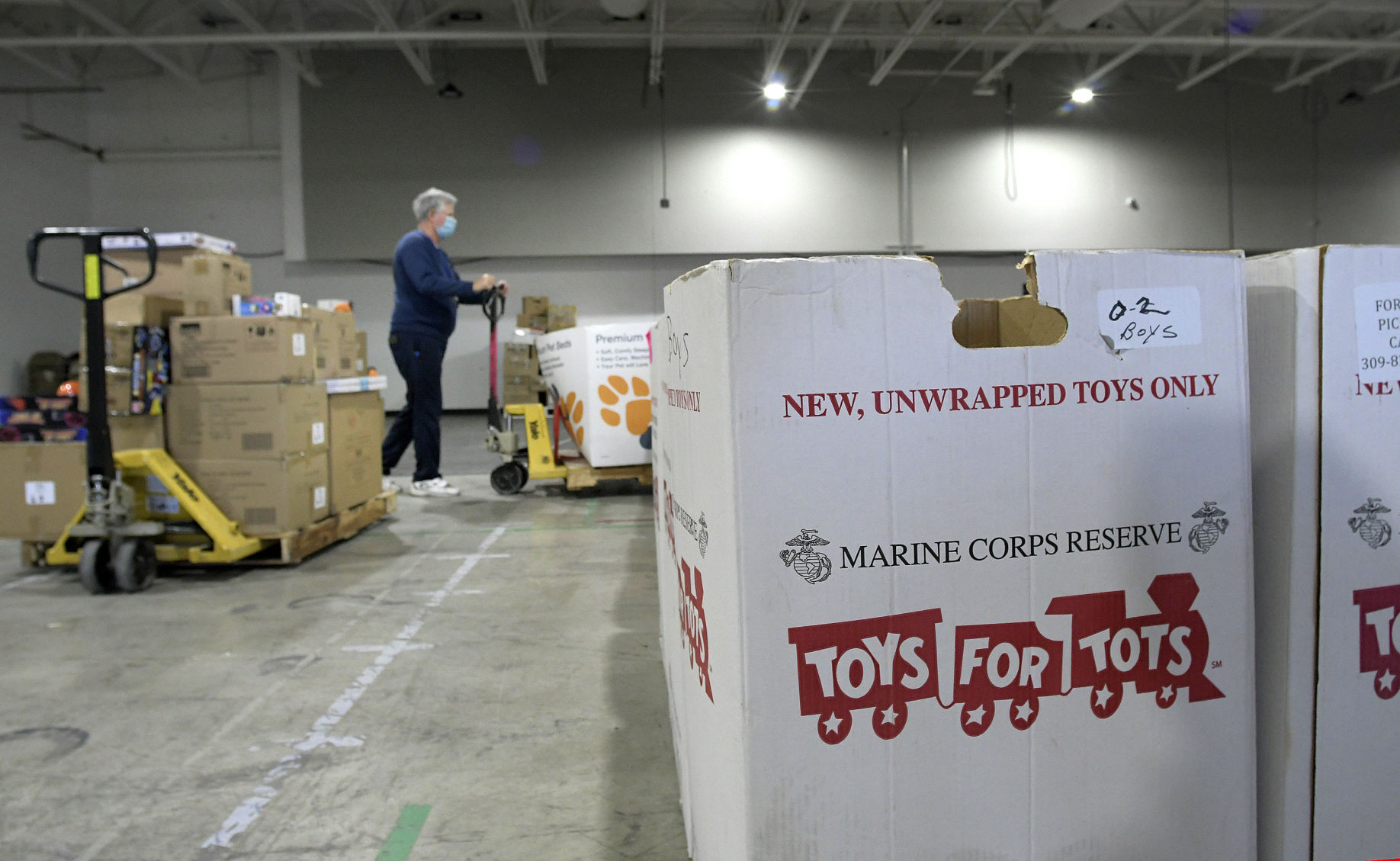 the toy warehouse