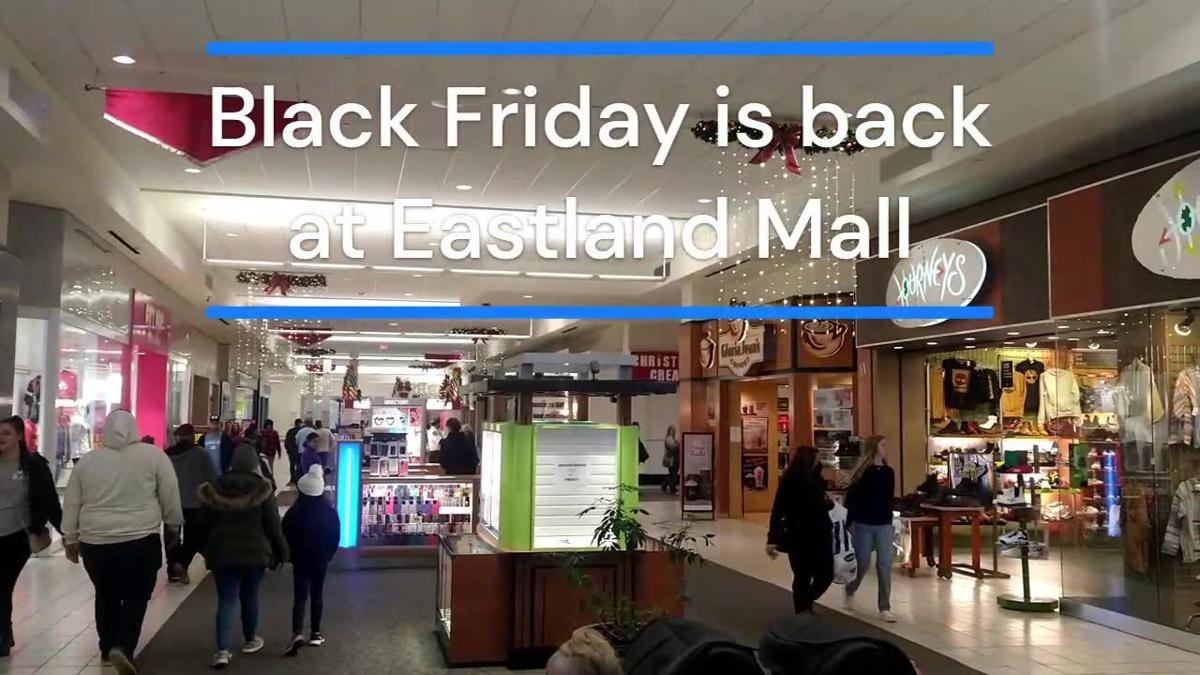 Shoppers strut for Black Friday deals at Eastland Mall