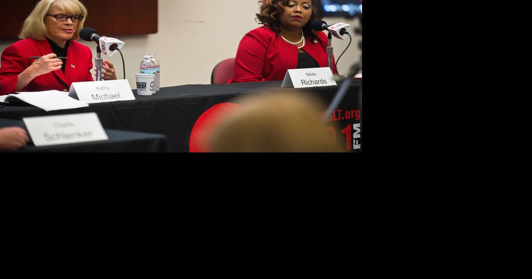 McLean County clerk challenger trade attacks at forum