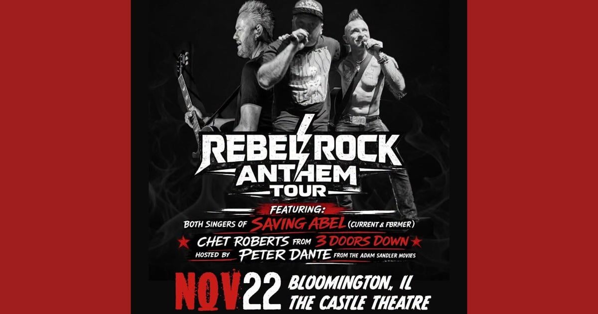 Rebel Rock Anthem Tour with Saving Abel, 3 Doors Down to take on The Castle