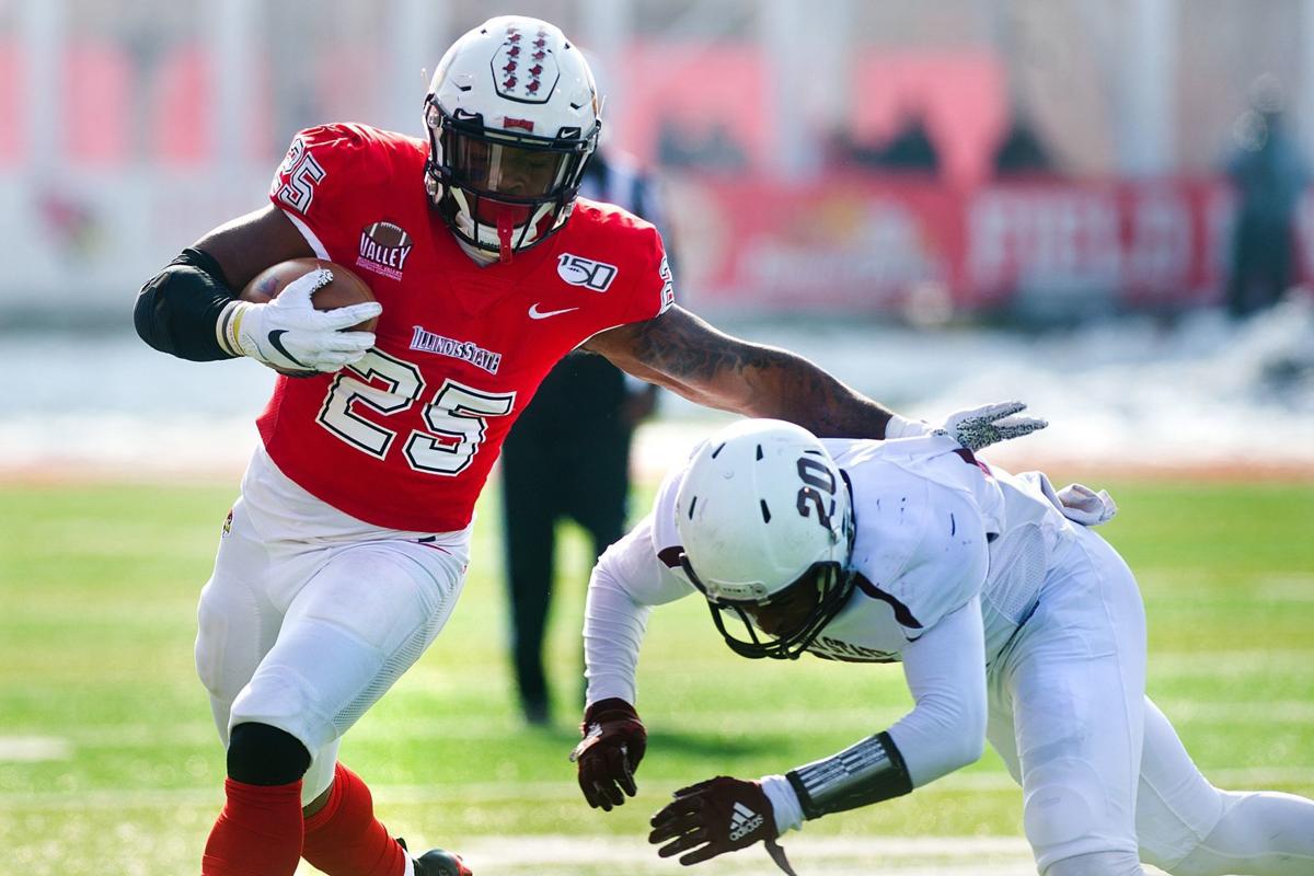 James Robinson, line help Illinois State chew up the clock after losing QB Brady  Davis to knee injury