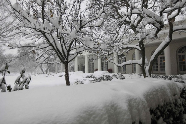 White House snow 121909