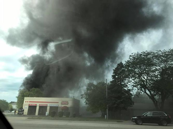 Cause of fire at Normal auto repair business under investigation