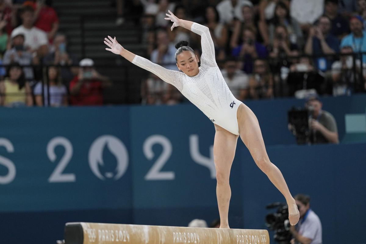 Simone Biles finishes off her return to the Olympics with a silver on