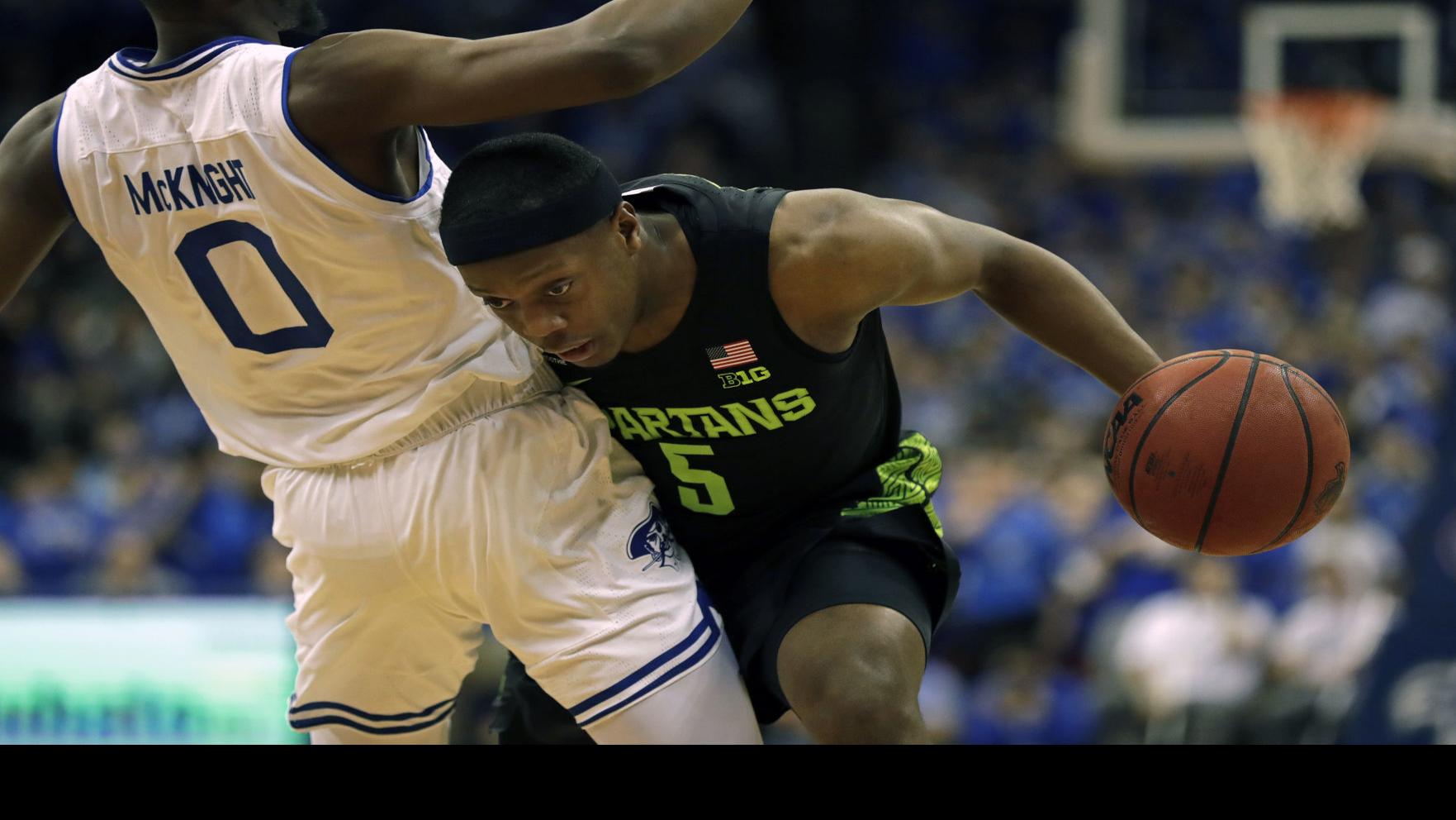Hall Layup Leads No 3 Michigan State Over No 12 Seton Hall