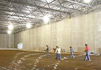 Ice center work moves on