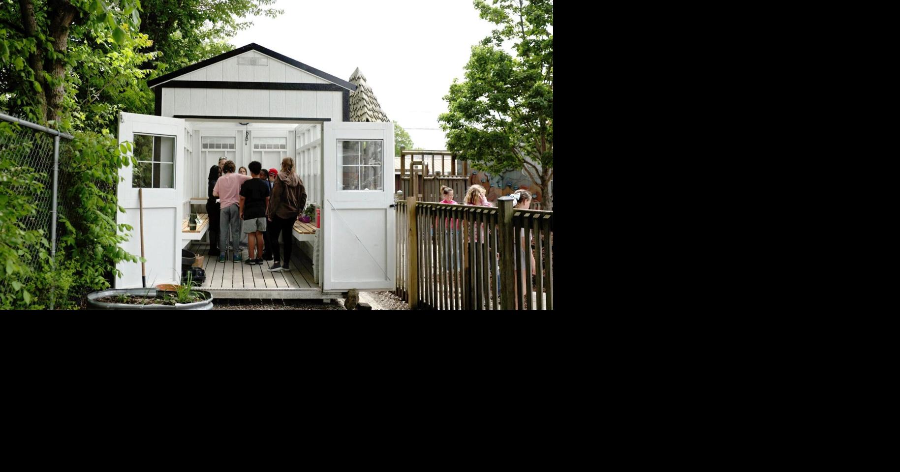 Washington Elementary students dig into learning with greenhouse