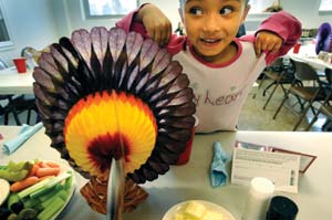 Hundreds enjoy Thanksgiving dinners