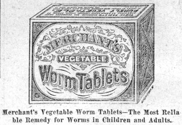 Intestinal worms were once a common menace to all classes