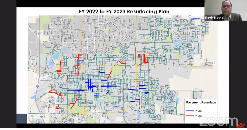 These Bloomington streets will be resurfaced this year
