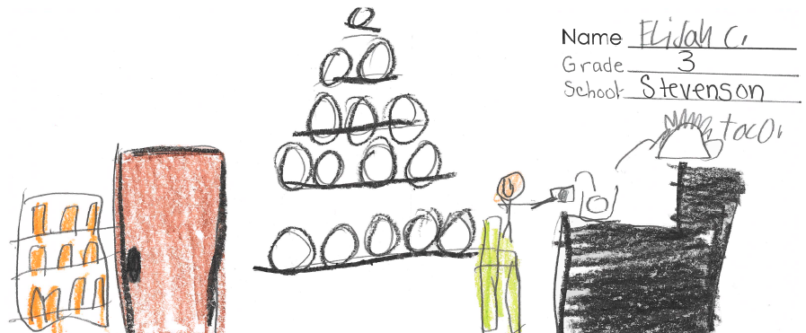Elijah C., grade 3, Stevenson (food).png