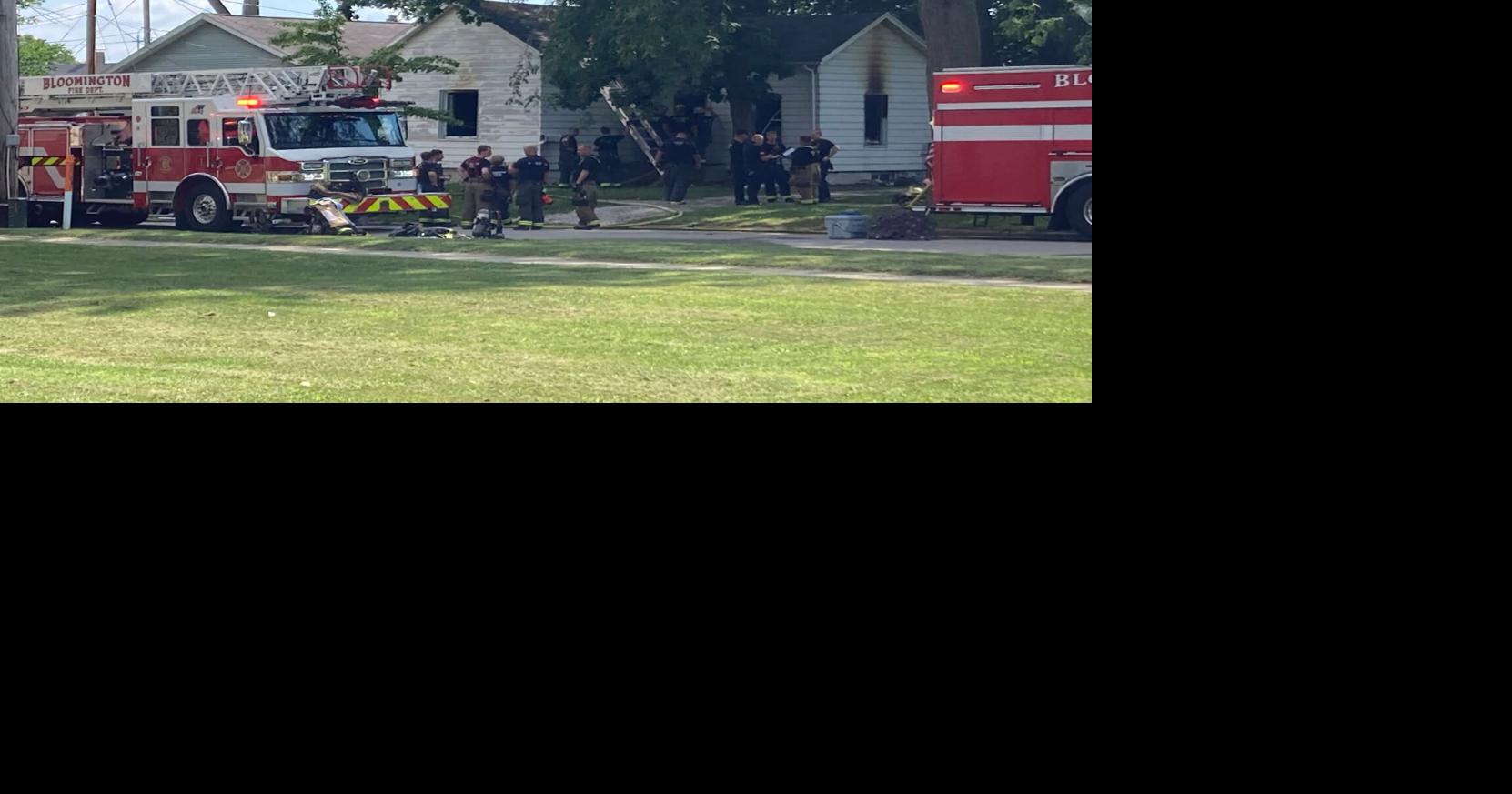 Bloomington house fire displaces 4; no injuries reported