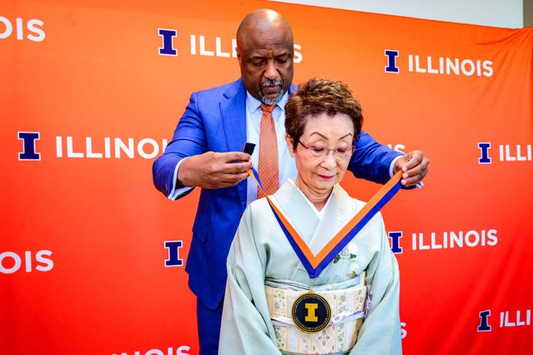 Gunji honored with Chancellor’s Medallion