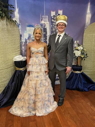 strapless open back dress Ava Presley Leopard Ball Gown Prom Dress 42370 main image 1