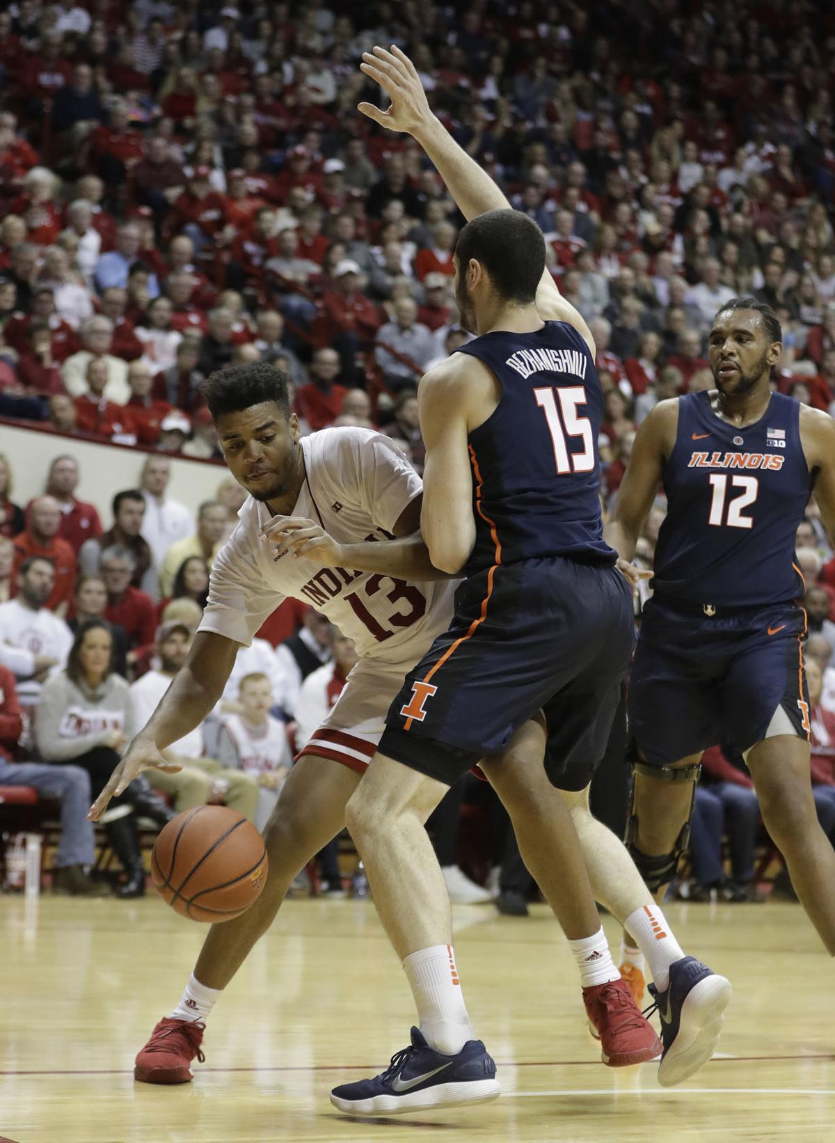 Illini Rally Falls Short To Langford No 21 Indiana Men S