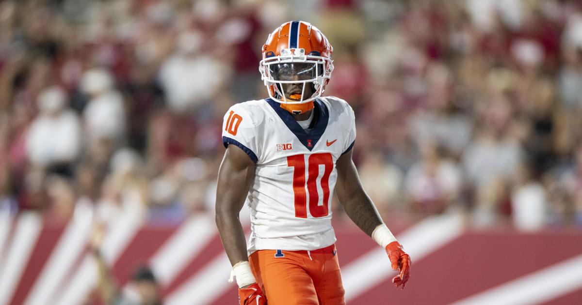 After learning the ropes, it's Taz Nicholson's turn to lead Illinois secondary