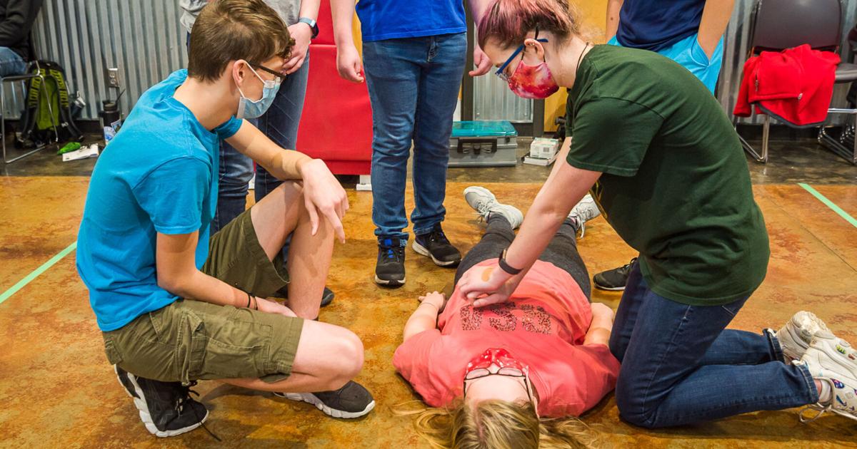 First Aid Rally Point Central Illinois Scouts participate in first aid rally