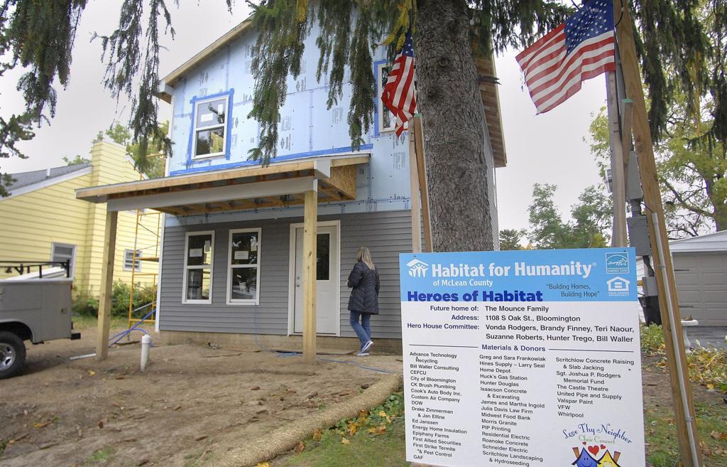 First Mclean County Hero House In Memory Of Josh Rodgers Nearly Complete Local News Pantagraph Com