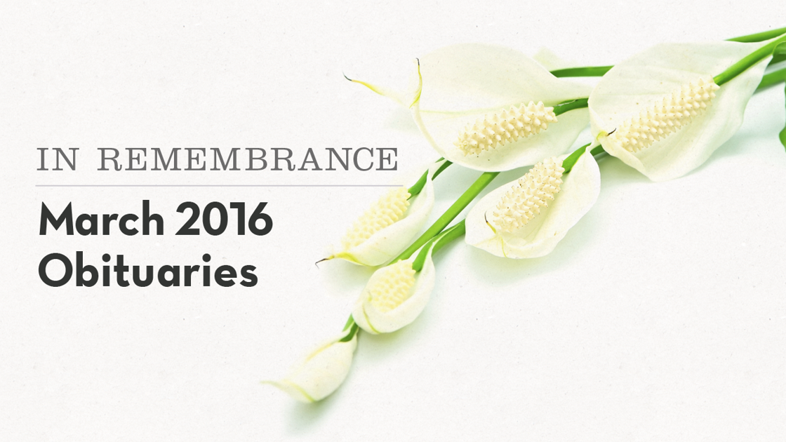 In Remembrance Pantagraph Area Obituaries In March Obituaries Pantagraph Com