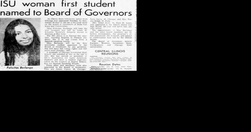 100 years ago: Illinois State student appointed to state higher ed board - Vimarsana News