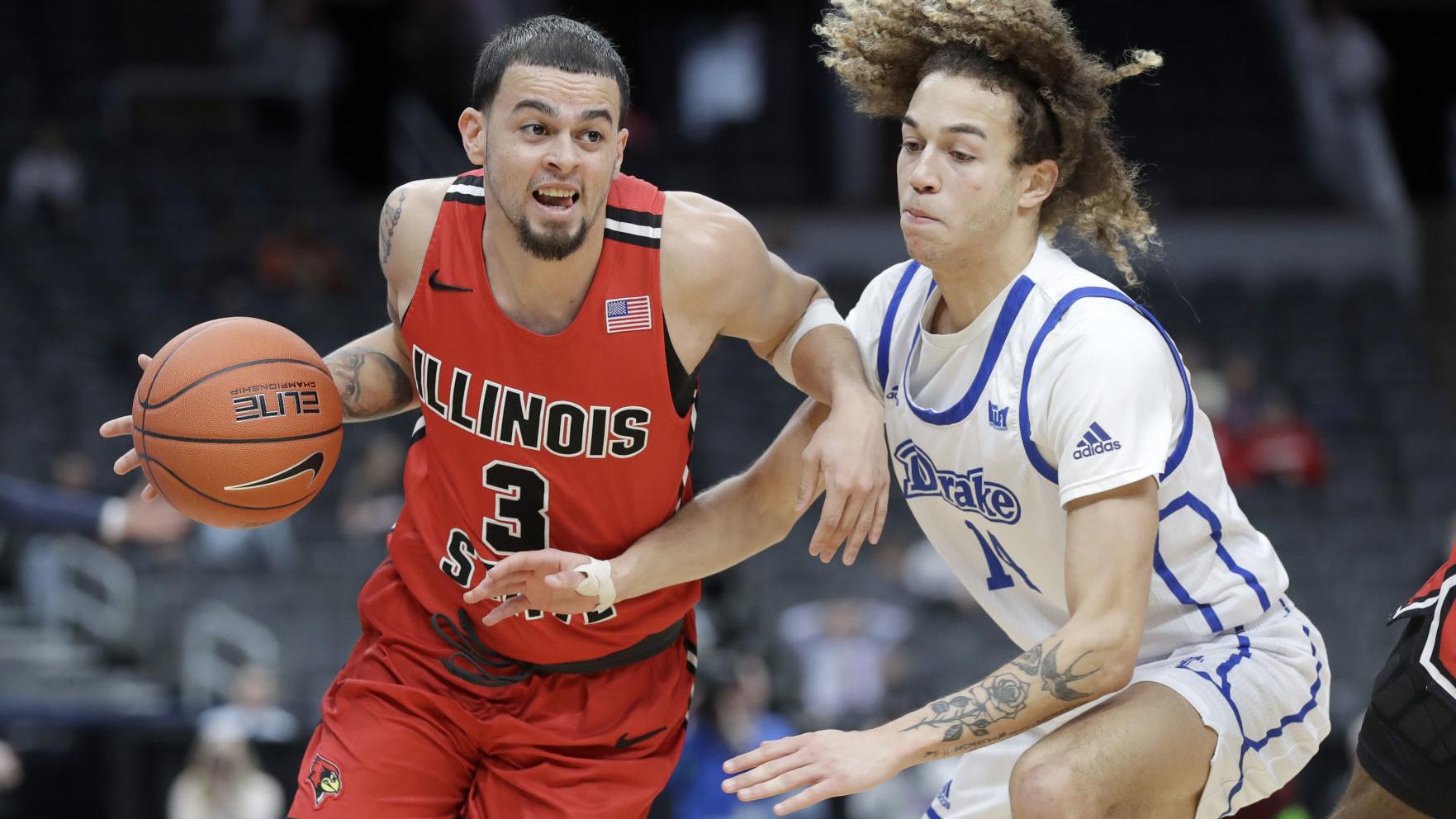 Drake Starts Second Half On 13 0 Run Ends Illinois State S Season