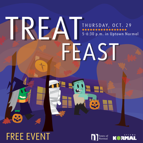 Uptown Normal Road Closures for Treat Feast