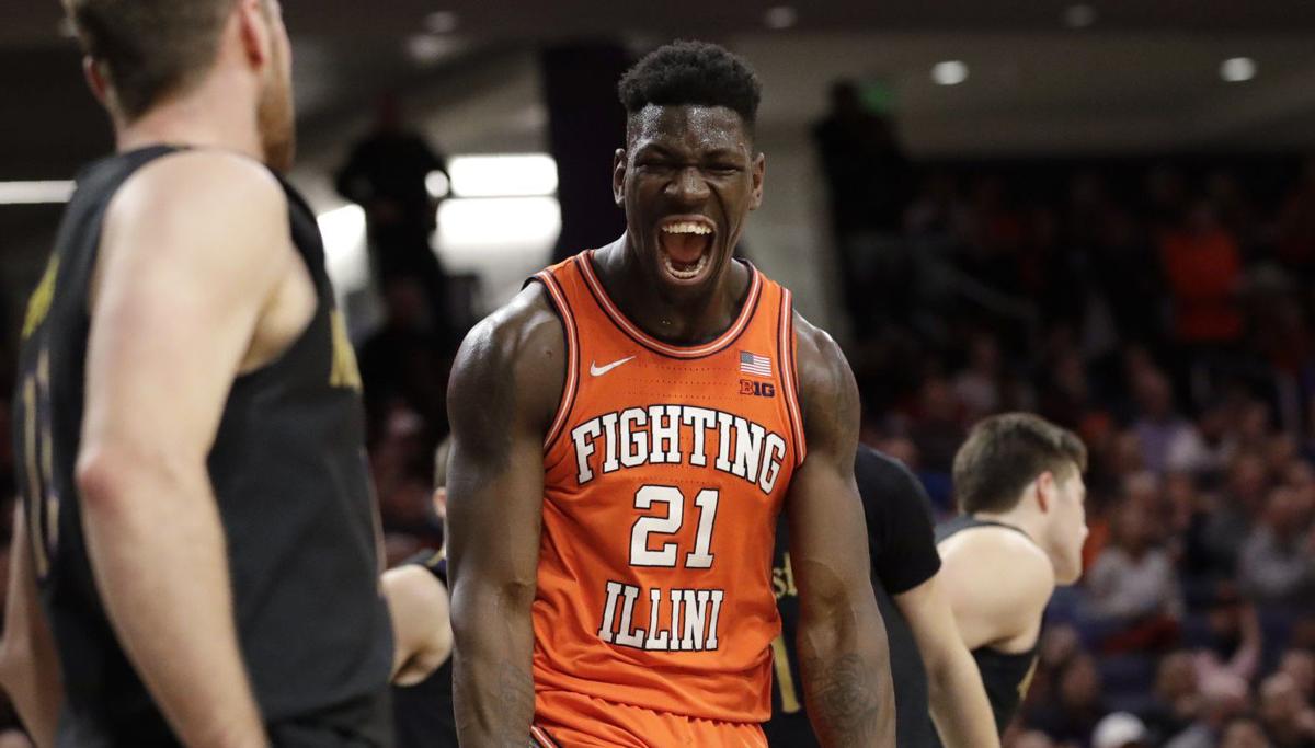 Illini S Kofi Cockburn Has Busted Through Freshman Wall Illini Pantagraph Com