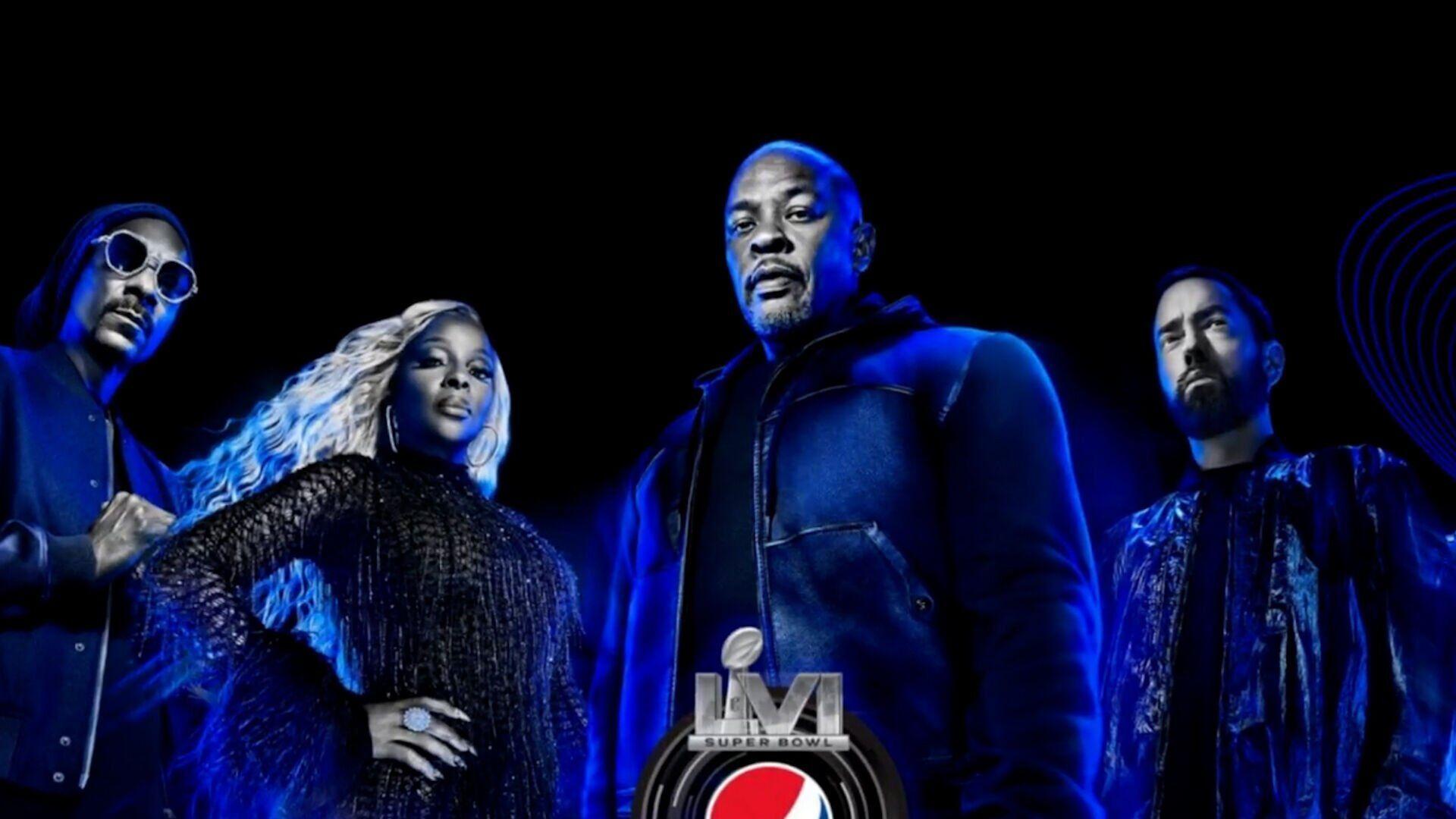 Eminem halftime show: Dr. Dre speaks on rapper taking a knee during Super  Bowl