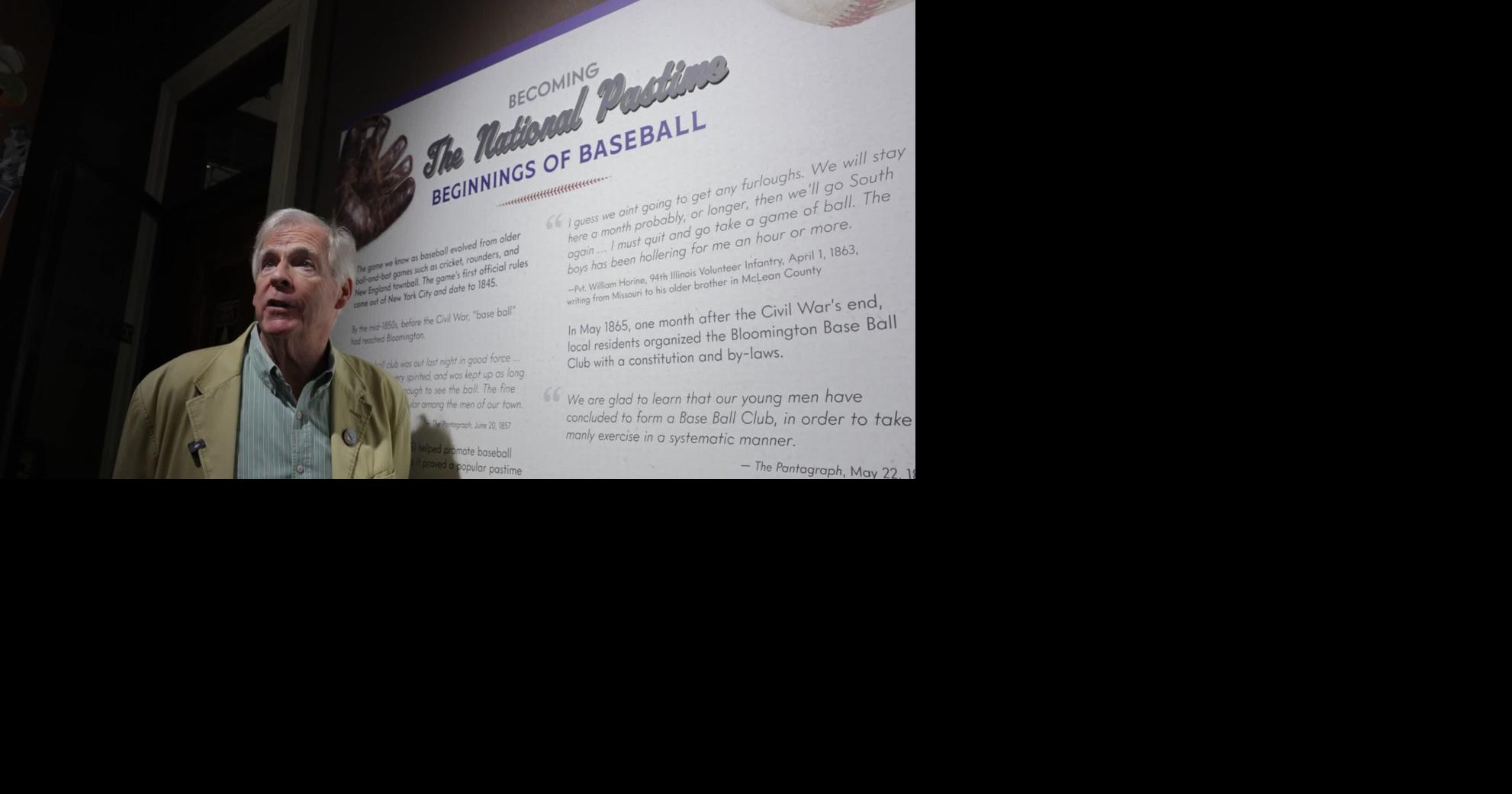 New exhibit on baseball, softball history opens at McLean County Museum of History
