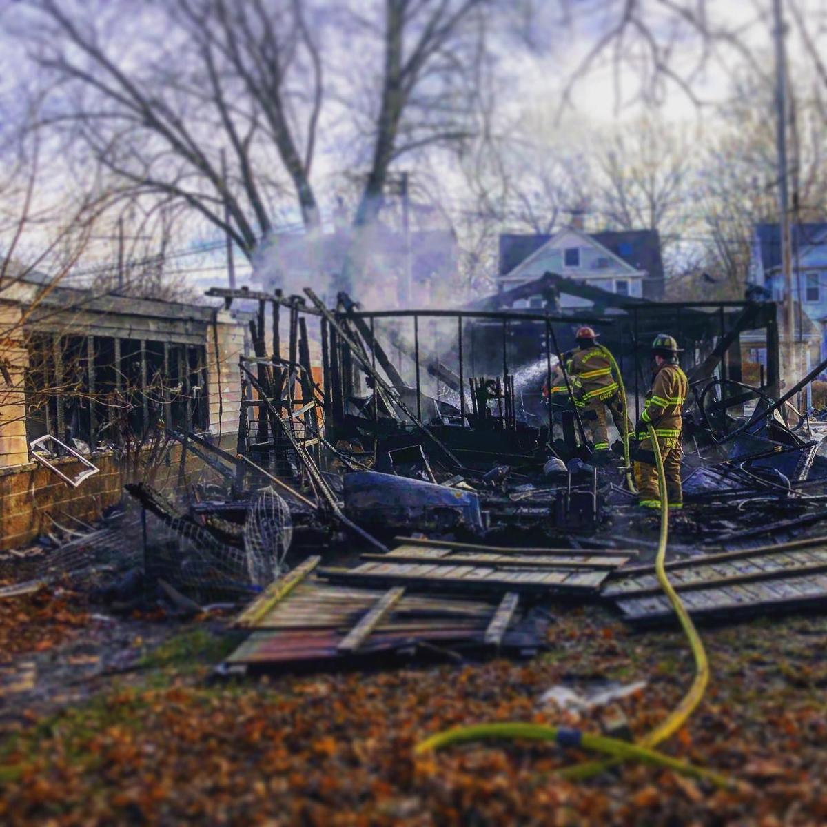 Bloomington garage destroyed in Sunday morning fire Local News