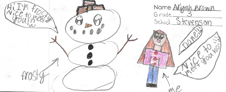 Ariyah Brown, grade 3, Stevenson