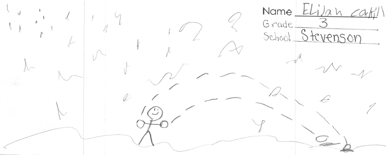 Elijah Corkill, grade 3, Stevenson