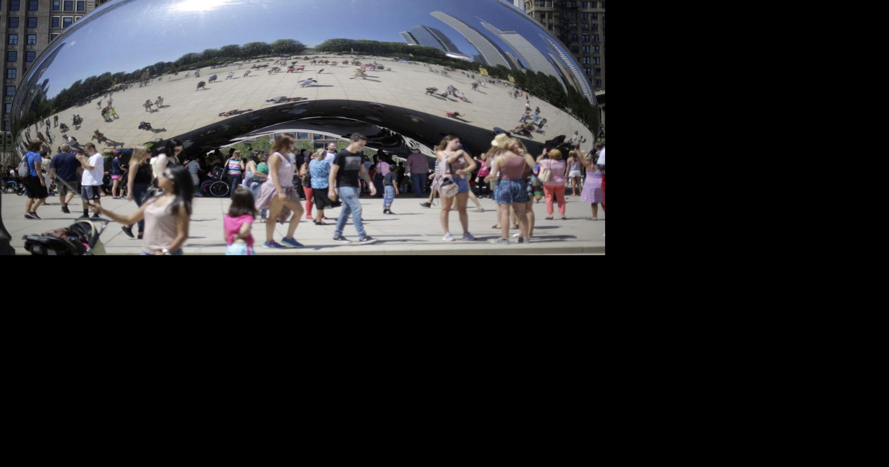 Construction at 'The Bean' in Chicago's Millennium Park to limit