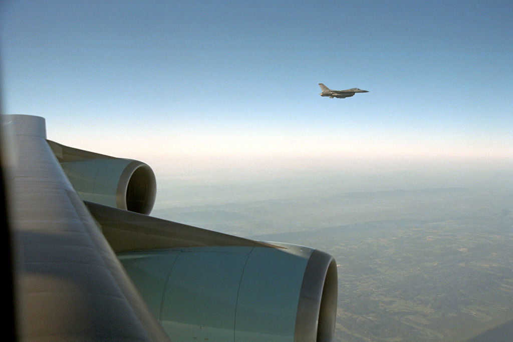 Did Air Force One fly over Central Illinois on 9 11