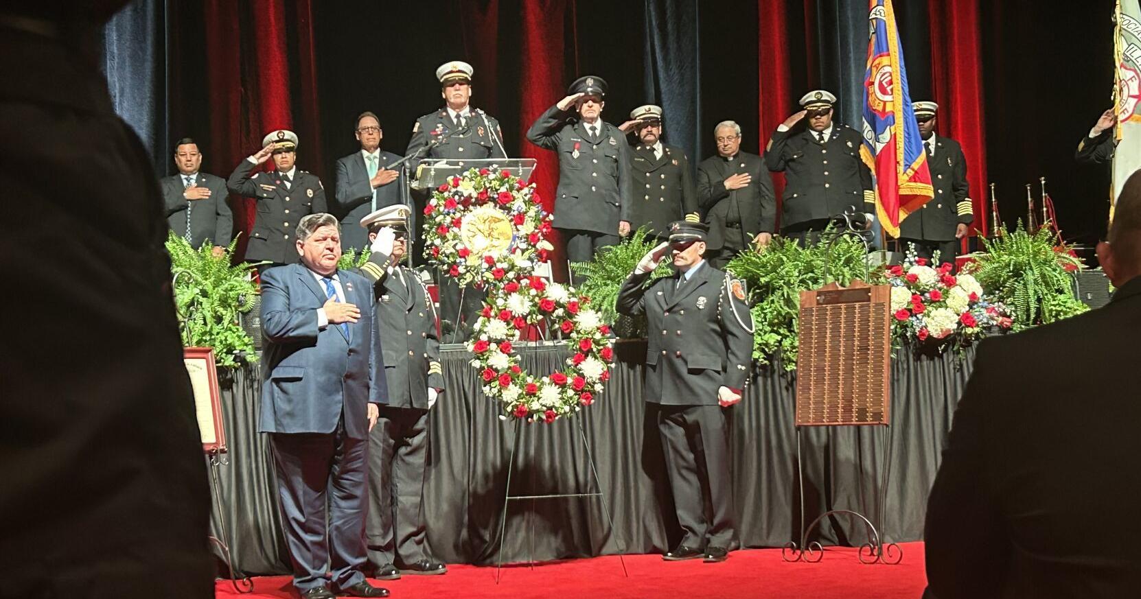 Fallen firefighters, including former Maroa chief, honored during state ceremony - Vimarsana News