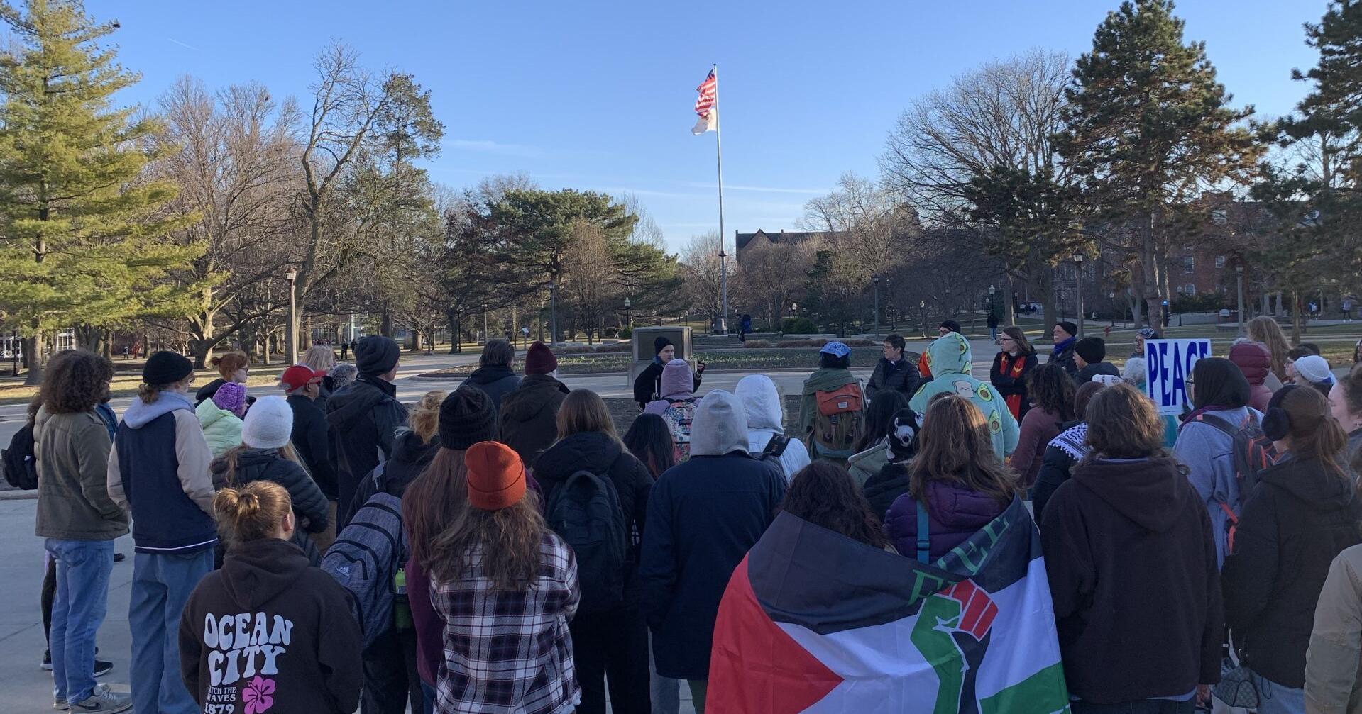 More than 100 call for ceasefire, humanitarian aid for Palestinian during vigil at ISU - Vimarsana News