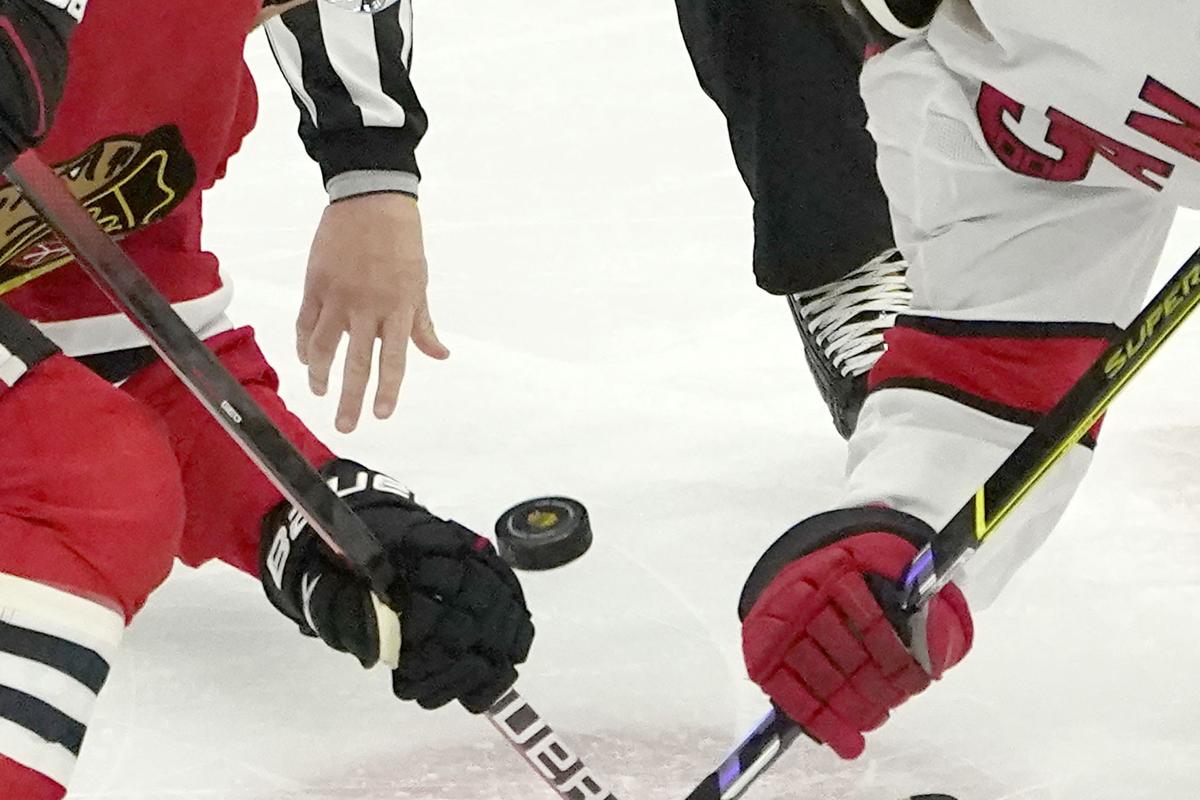 Hurricanes Blackhawks Hockey