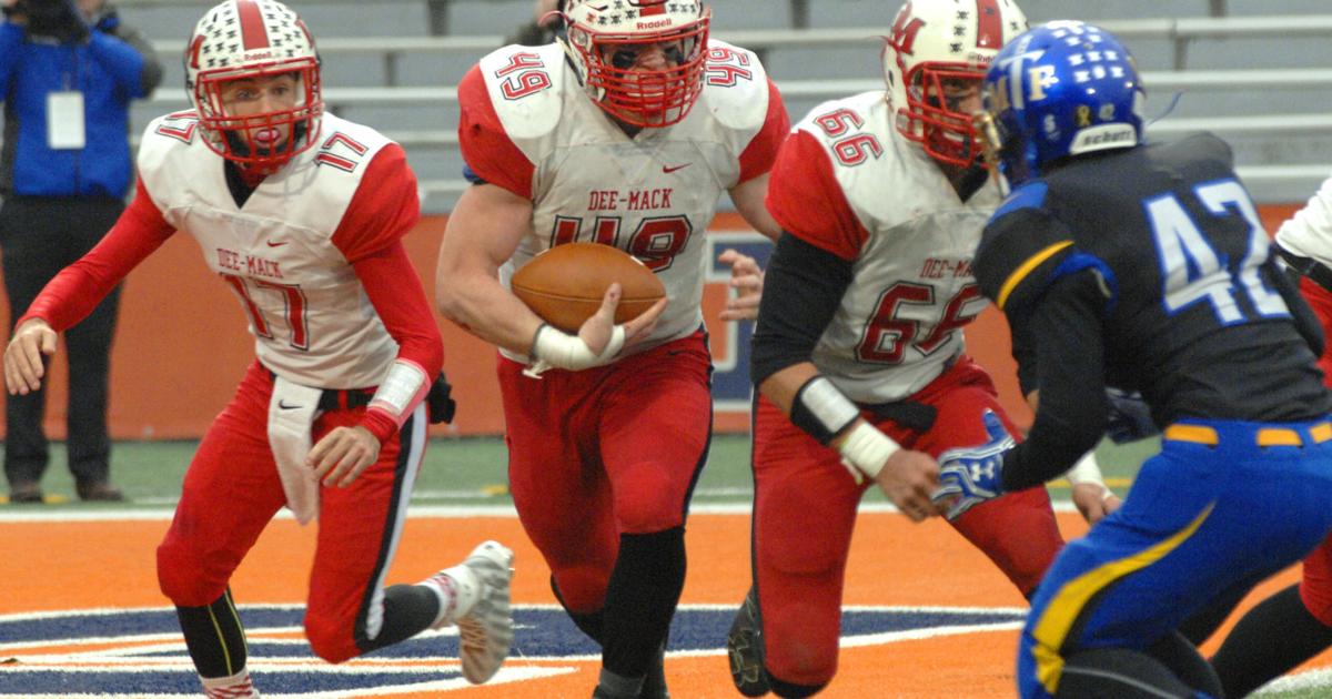 Reuben Rees Mark Rees Football Reese helps Dee-Mack charge to 2A football title