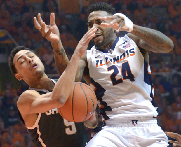Illinois Loses Bruising Game To Michigan State Men S College