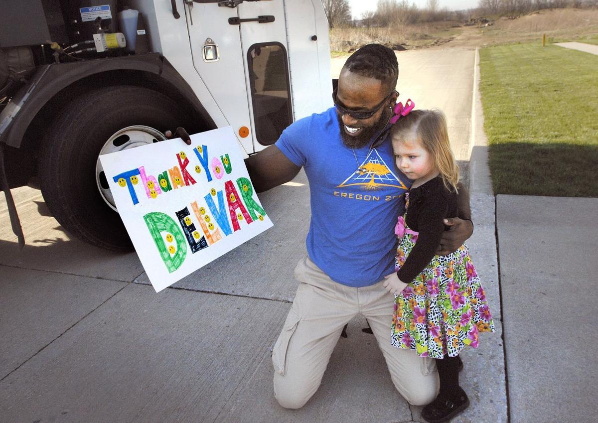 Photos: Her hero drives a garbage truck | Pantagraph | pantagraph.com