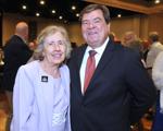 Musuem Board chair Carolyn Yockey, ISU President Emeritus Larry Dietz