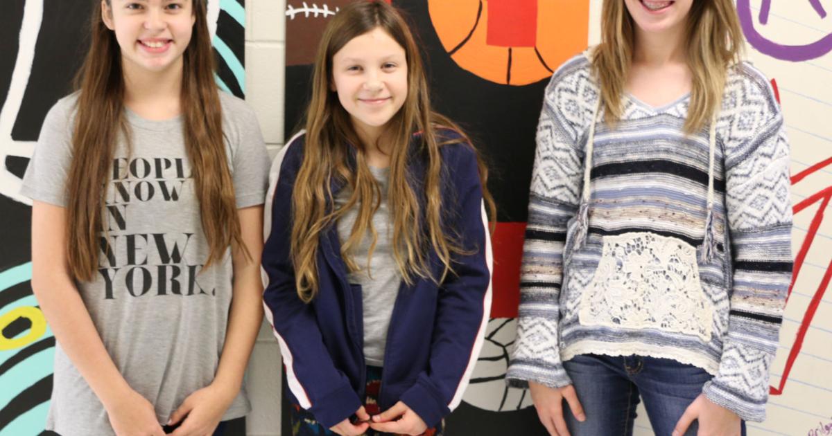 GCMS Middle School honors Students of the Month