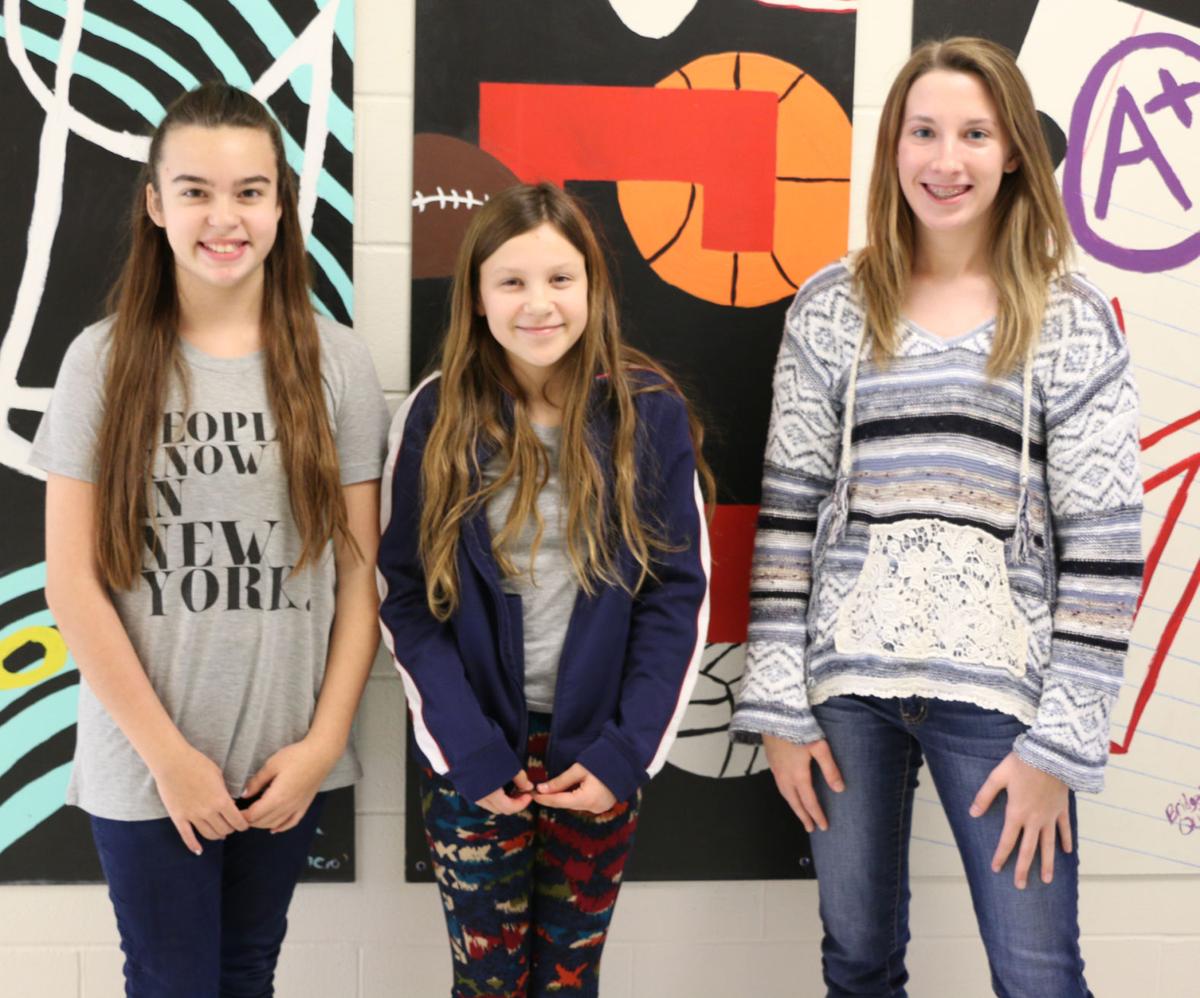 GCMS Middle School honors Students of the Month