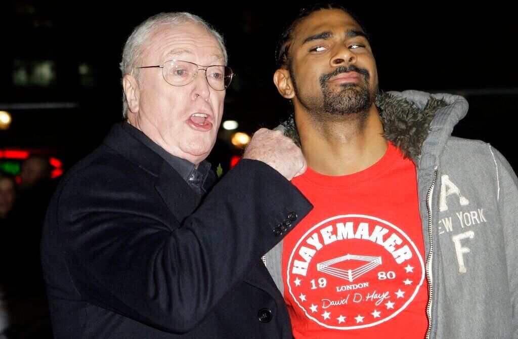 Michael Caine, David Haye