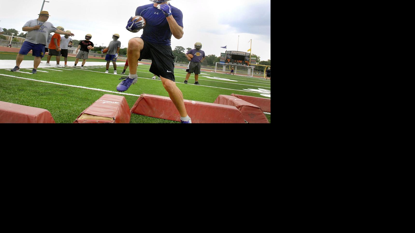 Photos Bloomington Raiders football team runs first day of practice