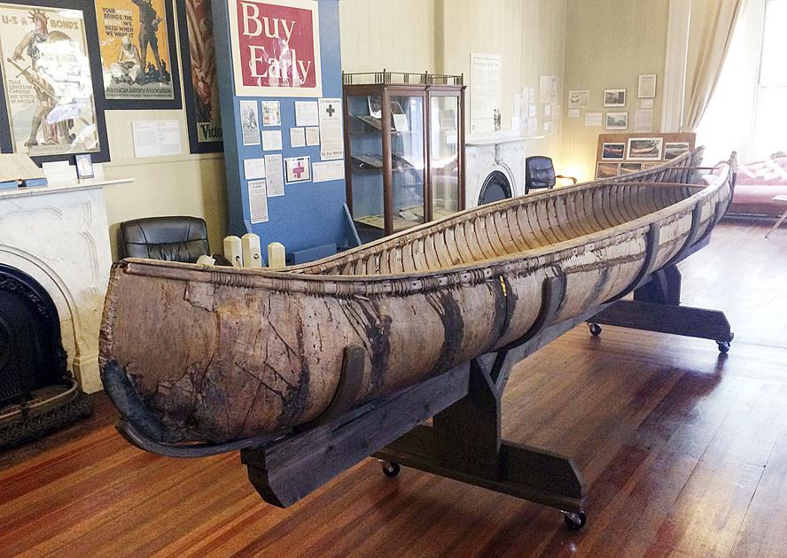 One of oldest birch-bark canoes now on display National 